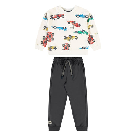 Ensemble Ouaté Voitures 2-8ans-Up Baby-Beige-2-UPB-46643-DIG361-CLÉMENT