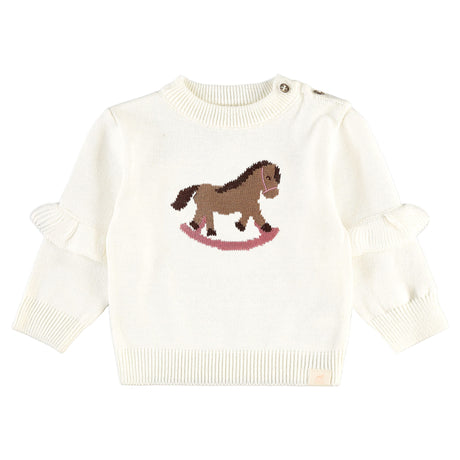 Pull Tricot Cheval 3-24mois-Up Baby-Ivoire-3-6 m-UPB-46703-000106-CLÉMENT