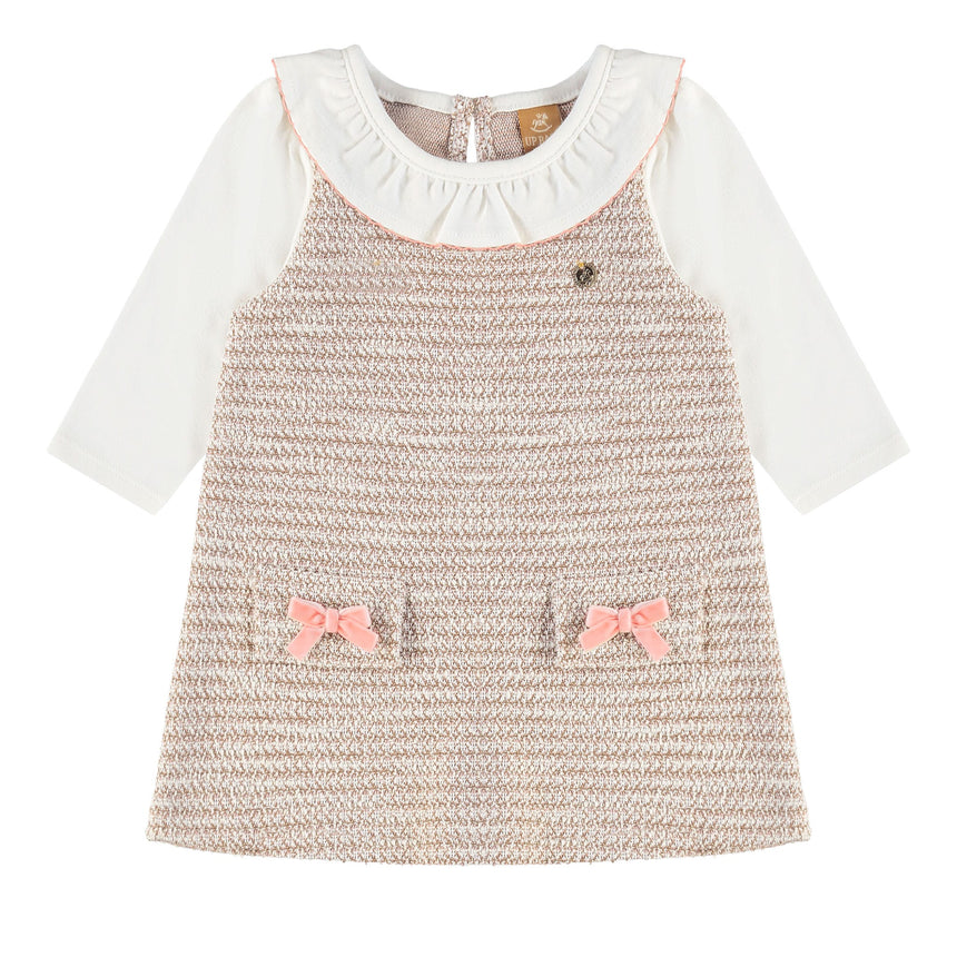 Robe Tweed 3-24mois-Up Baby-Beige-3-6 m-UPB-46709-112511-CLÉMENT