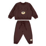 Ensemble Deux Pièces Ourson 3-24mois-Up Baby-Brun-3-6 m-UPB-46737-191432-CLÉMENT