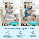 Siège d'appoint ergonomique Boost - Gris-Upseat-UPS-401-CLÉMENT