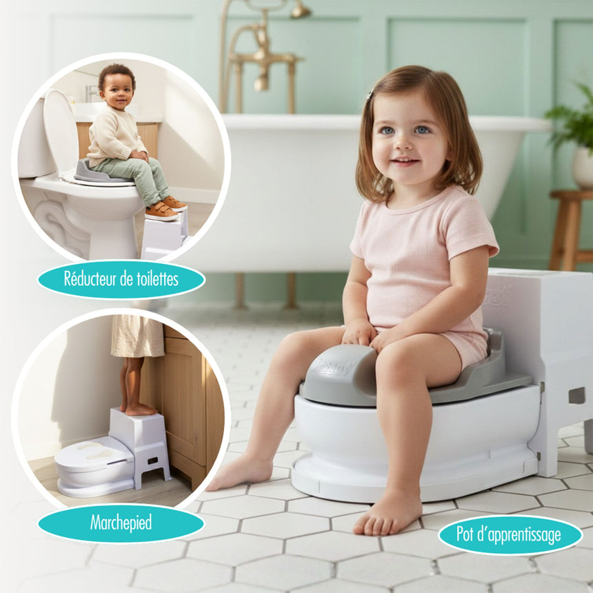 Ensemble ergonomique d'apprentissage de la propreté 3-en-1-Upseat-UPS-901-CLÉMENT