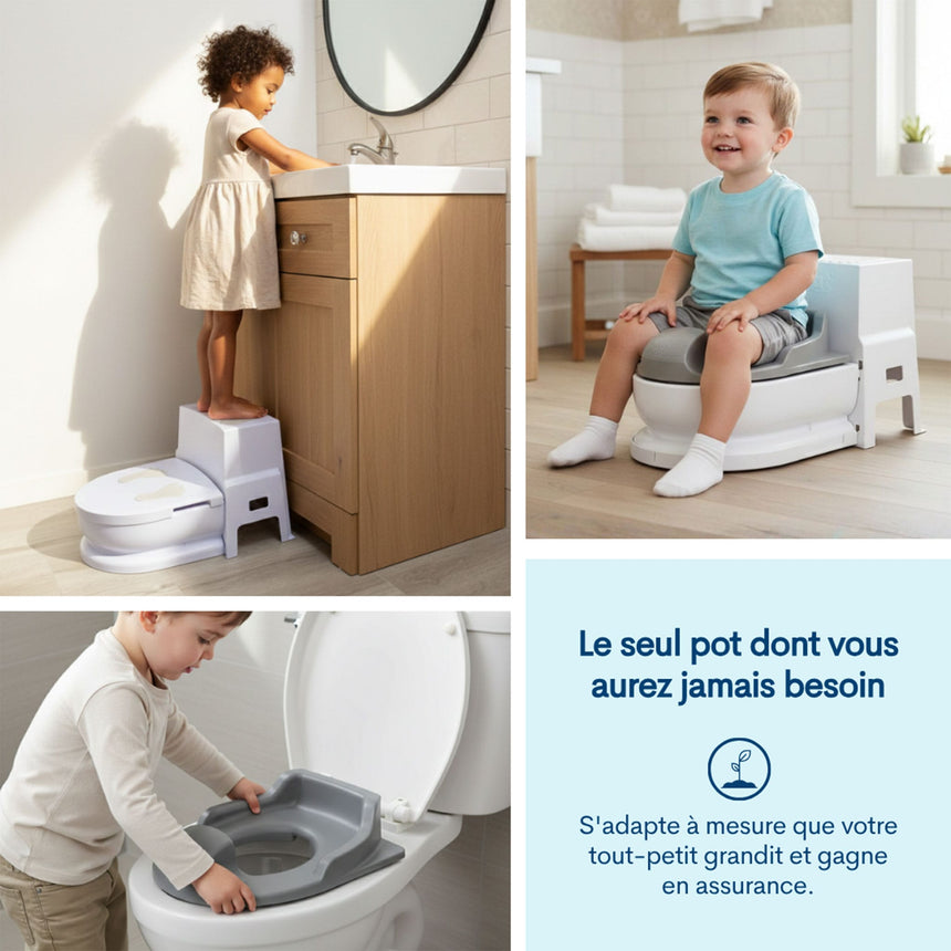 Ensemble ergonomique d'apprentissage de la propreté 3-en-1-Upseat-UPS-901-CLÉMENT