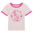 T-shirt Crest 4-6x-Under Armour-Rose-4-UR2-25UAFJA03R-CLÉMENT