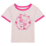 T-shirt Crest 4-6x-Under Armour-Rose-4-UR2-25UAFJA03R-CLÉMENT