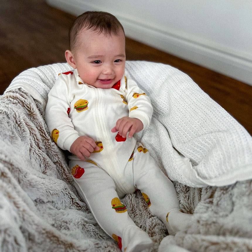 Pyjama Hamburgers Prématuré-30mois-Roche Ciseaux-ROO-PC60168-CLÉMENT