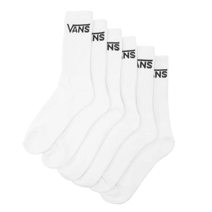 Bas (6) Classic Crew Pointures 3.5-9-Vans-Blanc-S-VAN-VN000QCBWHT-CLÉMENT