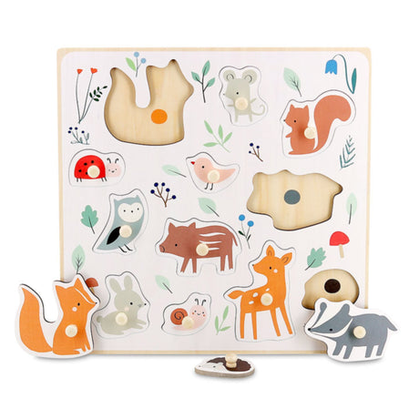 Casse-tête en Bois - Animaux Forêt-Vilac-VLC-V7100-CLÉMENT