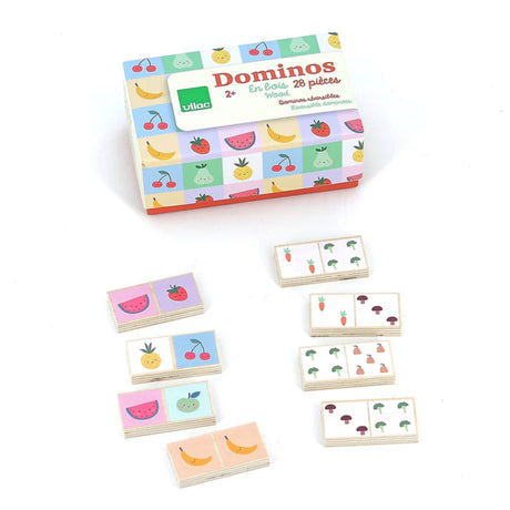 Domino Fruits Et Légumes-Vilac-VLC-V7120-CLÉMENT