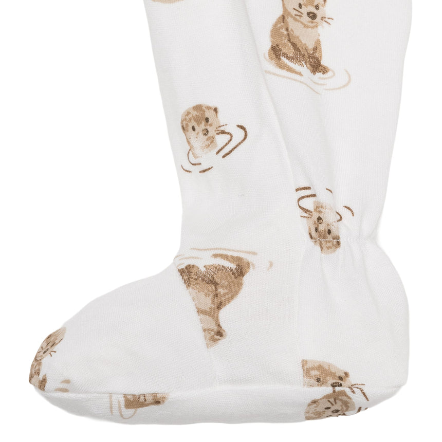 Pyjama Bambou Loutres 0-18mois-Perlimpinpin-VPE-BB34601-LOUT-CLÉMENT