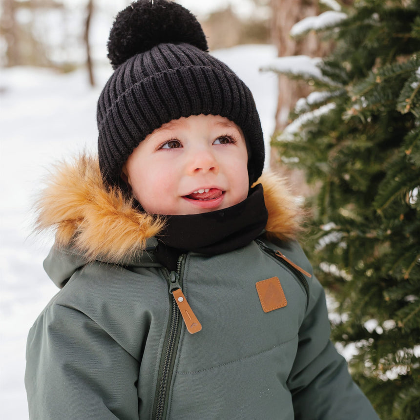 Cache-Cou Noir 2-6ans-Perlimpinpin-VPE-FU01Z-CLÉMENT