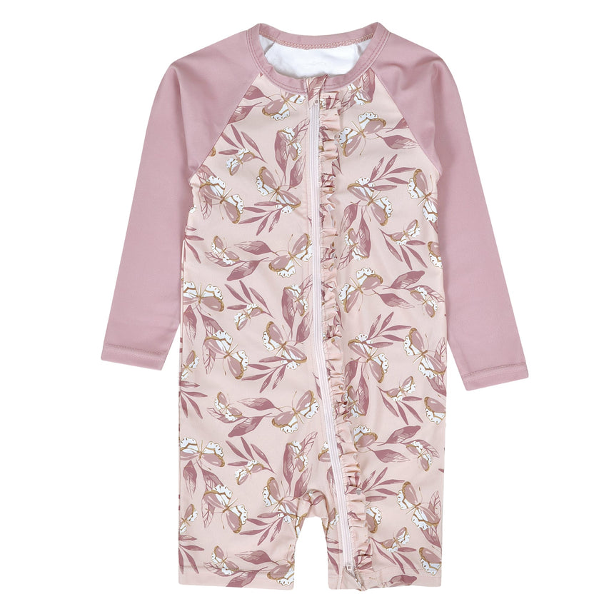 Maillot UV Papillons 6-24mois-Perlimpinpin-Rose-6-12 m-VPE-UV4126PA-1-CLÉMENT