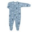 Pyjama Velours Polaire 0-24mois-Perlimpinpin-Gris-Nouveau-né-VPE-VL601-POL-CLÉMENT