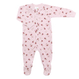 Pyjama Velours Pommes 0-24mois-Perlimpinpin-Rose-Nouveau-né-VPE-VL601-POM-CLÉMENT