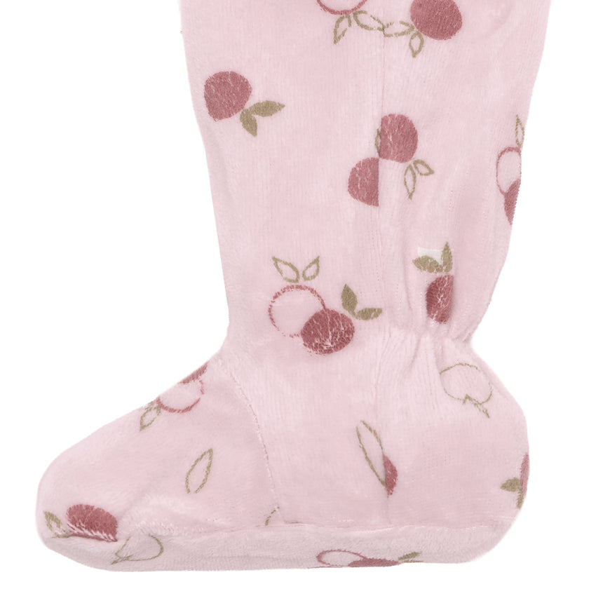 Pyjama Velours Pommes 0-24mois-Perlimpinpin-VPE-VL601-POM-CLÉMENT