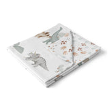 Petite Couverture Minky - Jurassique-Veille sur Toi-VST-VSTJURASSIQU-CLÉMENT