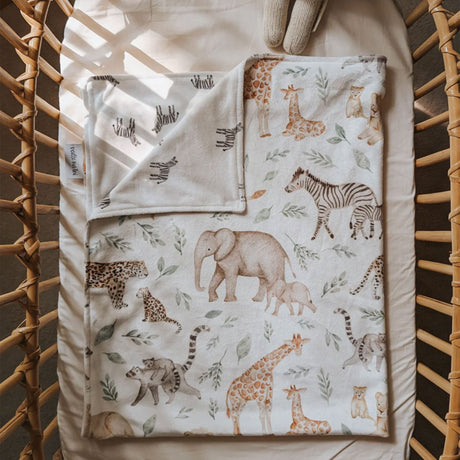 Petite Couverture Minky - Savannah-Veille sur Toi-VST-VSTSAVANNAH-CLÉMENT