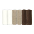 Débarbouillette(6) bambou Oxford - Beige-Kushies-KUS-WC801-CLÉMENT