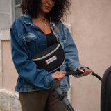 Sac à Langer Banane Avec Bandoulière Armelle - Noir-Baby on board-YND-BOB-2201-CLÉMENT