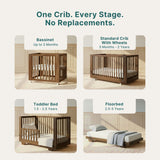 Spirit 8-in-1 Convertible Crib-  Walnut