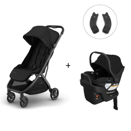 Poussette Minu V3 + Siège Auto Aria V2 + Adaptateurs - James-Poussettes Simples (604)-UPPAbaby-CLÉMENT