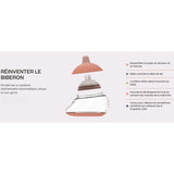 Bouteille en verre classique - Tétine Grandeur 4 / Couleur Médium-Emulait-EML-AS-GBTC-4-ME-CLÉMENT
