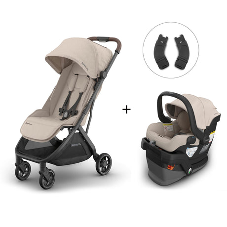 Poussette Minu V3 + Siège Auto Mesa V3 + Adaptateurs - Ada-Poussettes Simples (604)-UPPAbaby-CLÉMENT