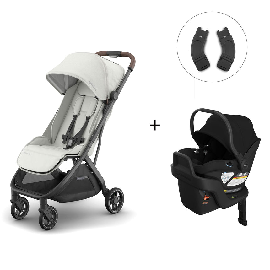 Poussette Minu V3 Savannah + Siège Auto Aria V2 James + Adaptateurs