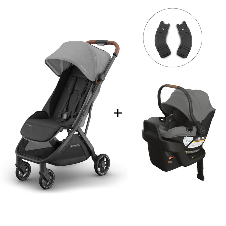 Poussette Minu V3 + Siège Auto Aria V2 + Adaptateurs - Greyson