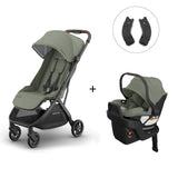 Poussette Minu V3 + Siège Auto Aria V2 + Adaptateurs - Evelyn-Poussettes Simples (604)-UPPAbaby-CLÉMENT