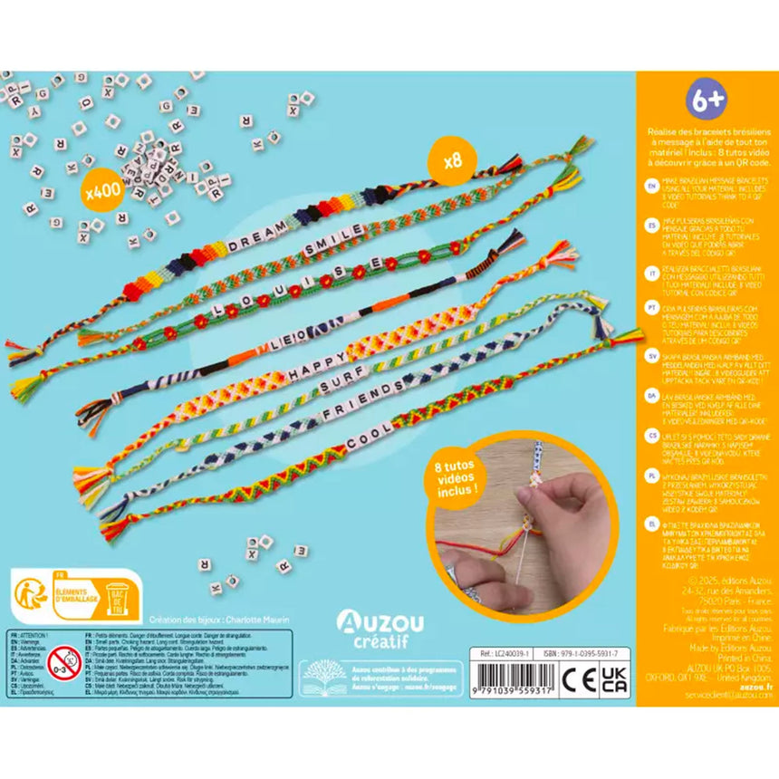 Mes Bracelets Brésiliens à Messages-Auzou-AUZ-791039559317-CLÉMENT