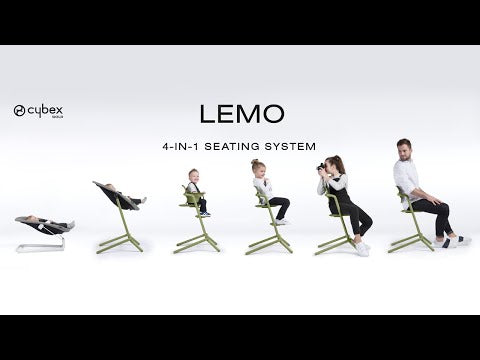 Chaise Haute 3-en-1 Lemo - Noir