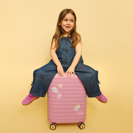 Valise de Cabine - Pétale Rose-TACO-TAC-SKYEPETALS-CLÉMENT