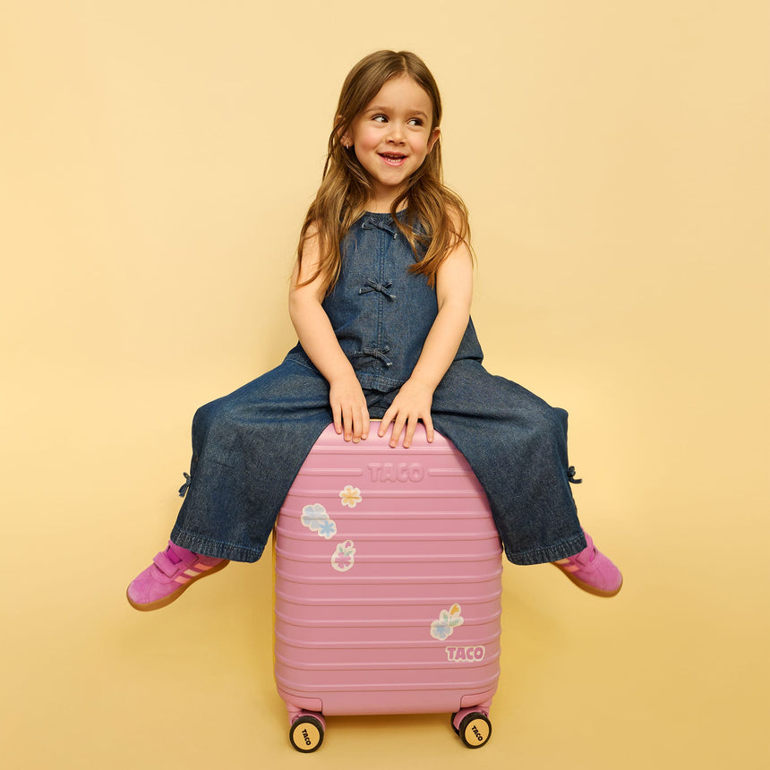 Valise de Cabine - Pétale Rose-TACO-TAC-SKYEPETALS-CLÉMENT
